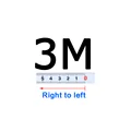 3.0m (Right to left)