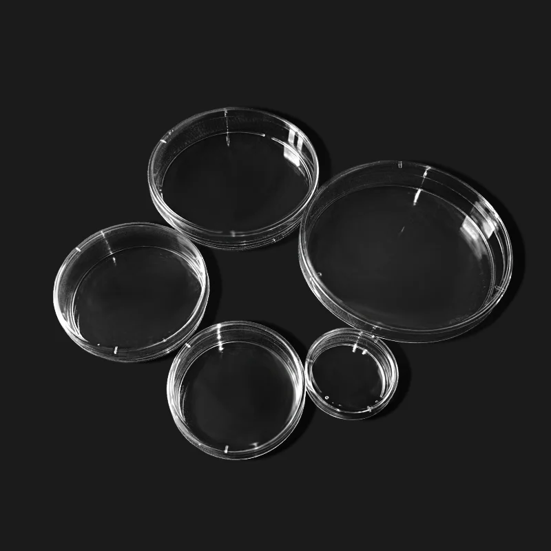 Sterile Plastic Petri Dishes 90mm x 15mm with Lid 10Pcs/Bag for Lab Plate Bacterial Yeast petri dishes