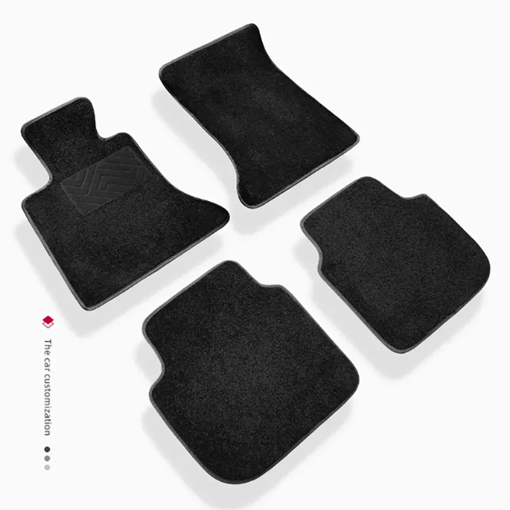 4PCS Starry Sky Blanket Custom Car Floor Mats For BMW 5 Series F10 G30 F90 520-550 2011-2024 Auto Carpets Car Blankets 1