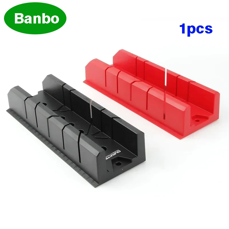 22.5/45/90 Degree 1pcs Wood Cutting Clamping Miter Saw Box Woodworking Angle Cutting for Carpenter