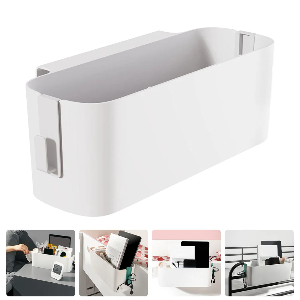 

Plastic Bedside Dorm Bed Bedside Hanging Storage Organizer Hanging Basket Sundries Box Holder Bed Storage Accessories Dorm Bunk
