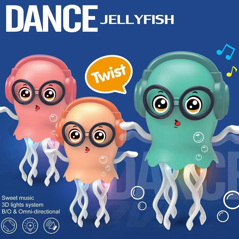 รูปสินค้า ของเล่นแมงกะพรุนไฟฟ้า แสงสีเสียงเพลง เสริมพัฒนาการเด็ก