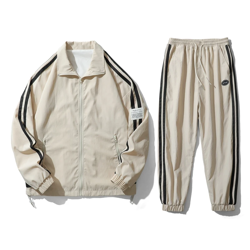 ผู้ชายสบายๆซิป Sweatsuit ชุดออกกำลังกาย,การฝึกอบรม,วิ่ง,เดินป่า,กิจกรรม