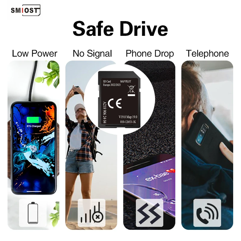 ޸  A B C CLS E GLS GPS ׺̼ ī, 32GB SD ޸ ī, Ǯ  A218  V19  Ϸ 