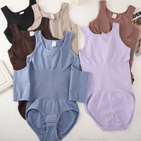 Nouveau Body Sculptant Amincissant pour Femme avec Fermeture Éclair et Ceinture, Effet Ventre Plat, Fajas, Gaine Amincissante, Corset Minceur, Hauts Corset 1