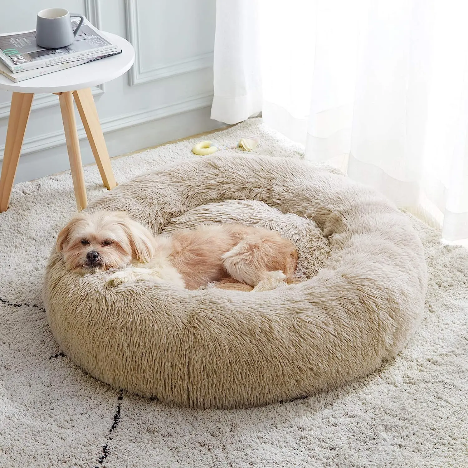 Super Cat Bed Warm Sleeping Cat Nest Soft Long Plush Best Pet Dog