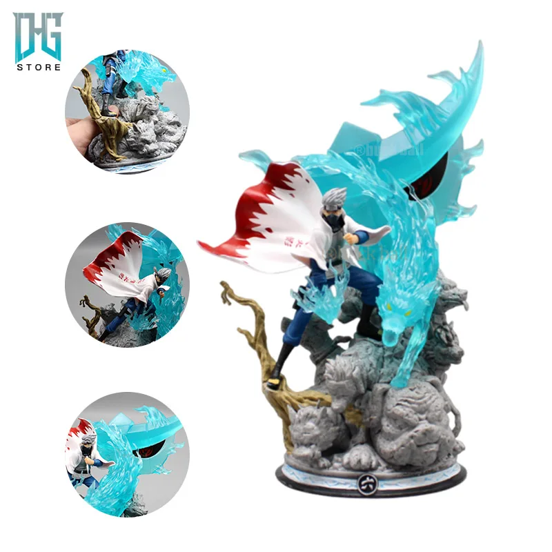 

Uzumaki 27cm Hatake Kakashi Anime Figure Model Gk Statue Pvc Models Movable Figurine Model Collection Desktop Ornament Toys Gift
