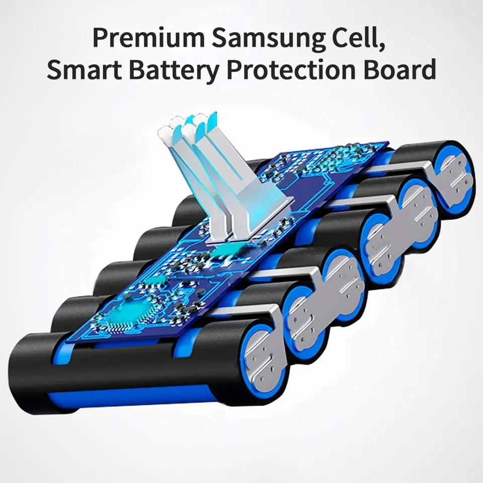 Batteria per Dyson V7 6000mAh Batteria di Ricambio per Dyson V7 Animal SV11 V7 Tigger V7 Absolute V7 Motorhead Pro Fluffy Mattress Aspirapolvere V7 con 2 filtri