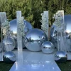 Hot Sales Giant Chrome Plated Inflatable Mirror Ball Reflective Mirror Sphere Disco Balloon For Christmas Party Decoration 4