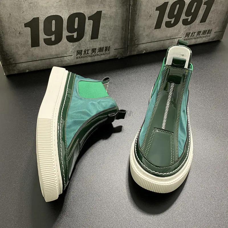 2022 Zomer Trend Sociale Fashion Board Schoenen Trendy Mannen Netto Rood  Met Hetzelfde Casual High-Top Sneakers mannen Schoenen _ - AliExpress Mobile