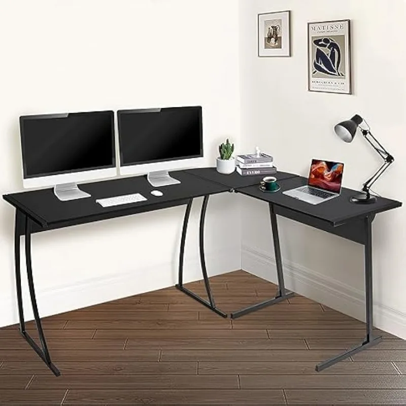 Description Picture 4 of itemColegence L Shaped Gaming Desk 58'' Computer Corner Desk for Home Office,Reversible Lshaped Desk for PC Desk