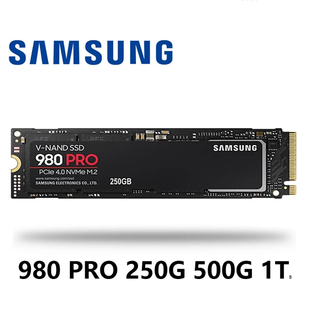 SAMSUNG-Disque SSD interne avec dissipateur thermique, 980 Pro, NVMe M.2,  SSD d'origine, 1 To, 2 To, PCIe 4.0, M.2 2280, Ordinateur de bureau,  Ordinateur portable - AliExpress