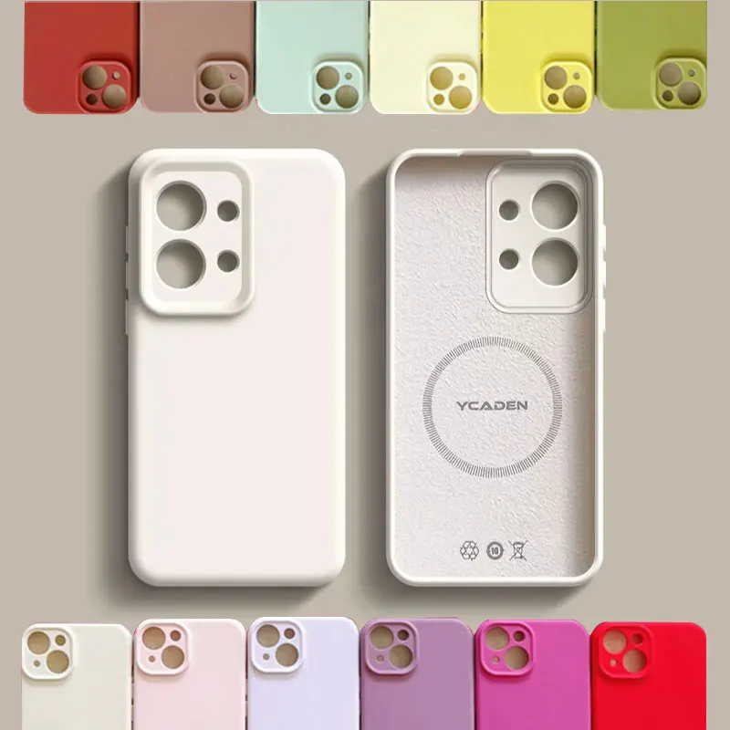 Magnetic Soft Pink Silicone Magsafe Case - Cute & Durable Protection