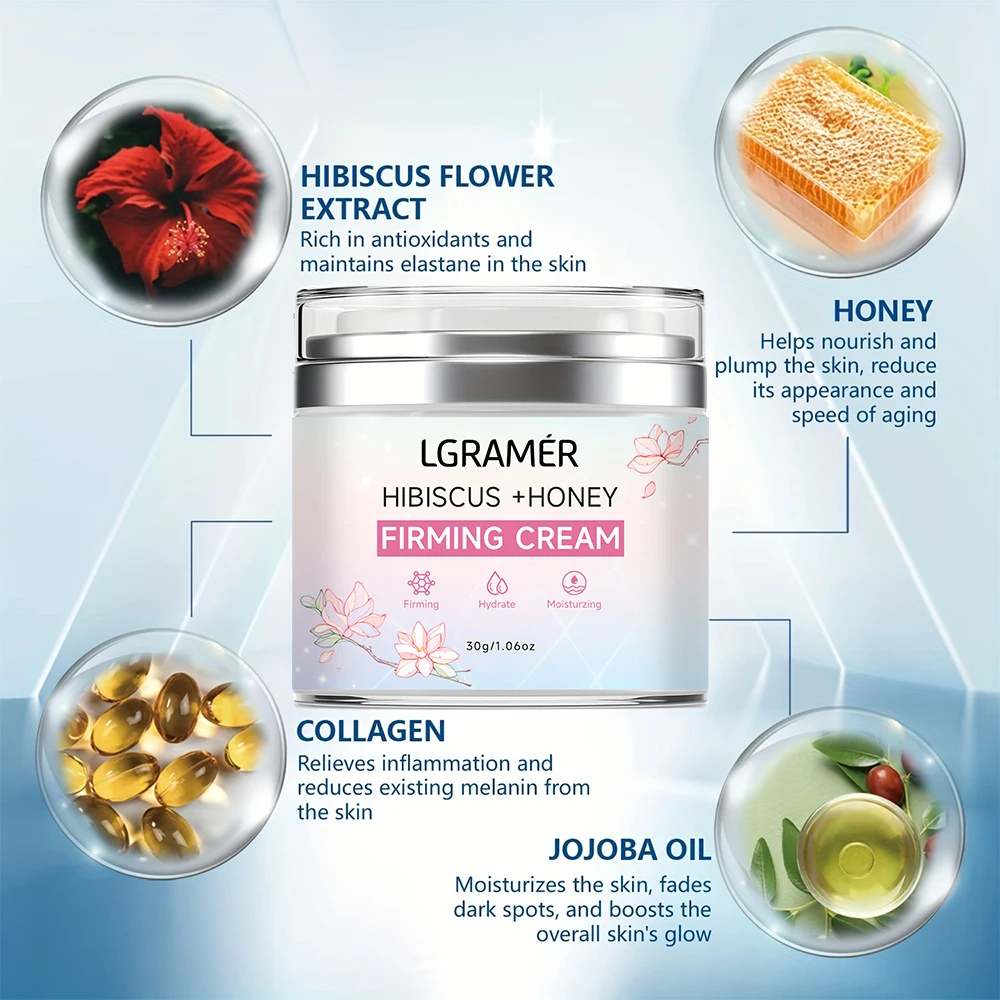 LGRAMER Body Firming Cream Moisturizes with Natural Ingredients To Maintain Skin Elasticity and Reduce Melanin 3