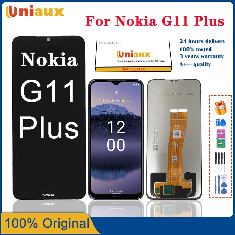 Originale 6.52 "Per Nokia G11 Plus Display Lcd Touch Screen Digitizer Assembly Parte Di Riparazione Lcd Per Nokia G11 Plus Lcd