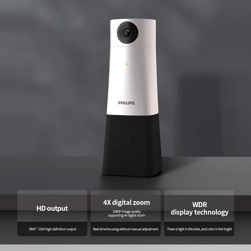 PHILIPS-cámara inteligente PSE0550 Original para reuniones, solución de Audio y videoconferencia HD en línea, 4k