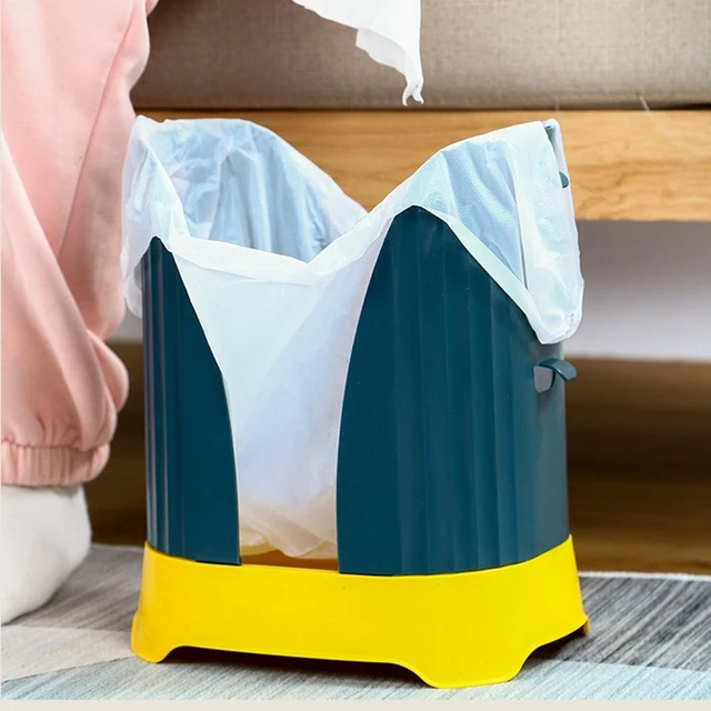 Adjustable Trash Can For Kitchen Folding Trash Bucket Garbage Bag Holder  Expand Large Capacity Waste Bin Bathroom Kitchen bin