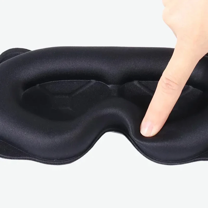 Description Picture 5 of item3D Sleeping Mask Block Out Light Sleep Mask For Eyes Soft Sleeping Aid Eye Mask for Travel Eyeshade Night Breathable Slaapmasker