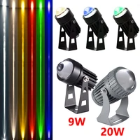 Outdoor LED Wall Spotlights 9W 20W Landscape Lighting AC220VDC12V Red Green Blue RGB Spotlights IP65 Waterproof a Beam of Light 1