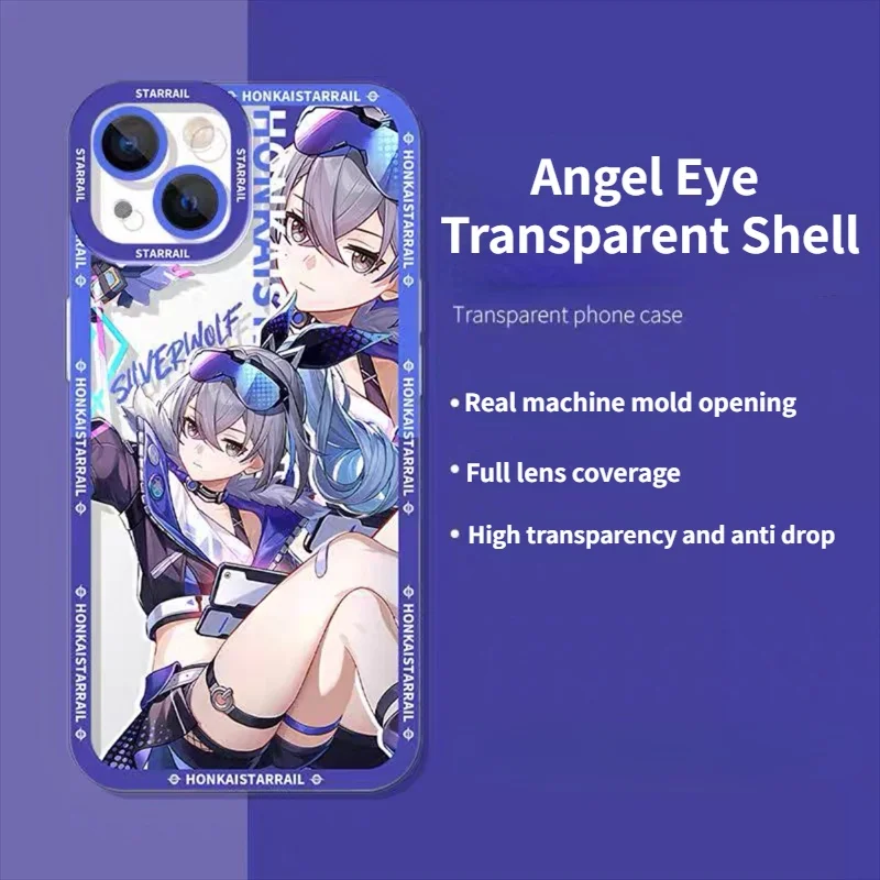 Versatile Smartphone Protective Case - Honkai Star Rail Design