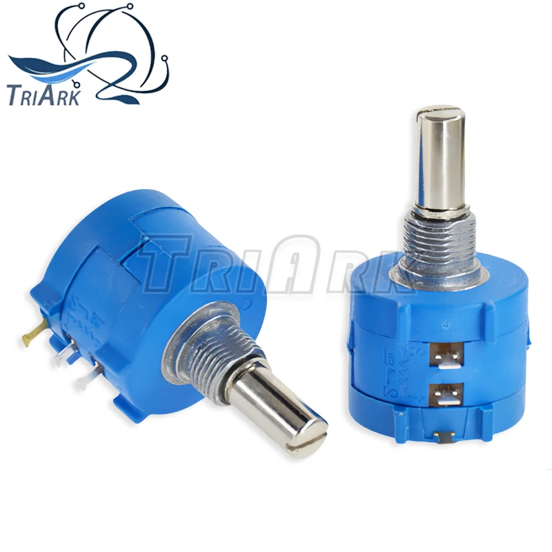 3590S Multiturn Adjustable Resistor Potentiometer Kits 100 200 500 1K 2K 5K 10K 20K 50K 100K Ohm Potentiometer MF-A03 Knob