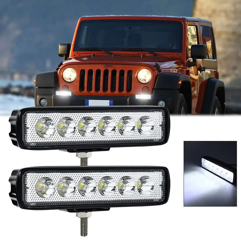 

1pc/2pcs 30w Car Led Work Lights Adjustable 90 Degrees High Brightness Off-road Spotlights Front Bumper Lights