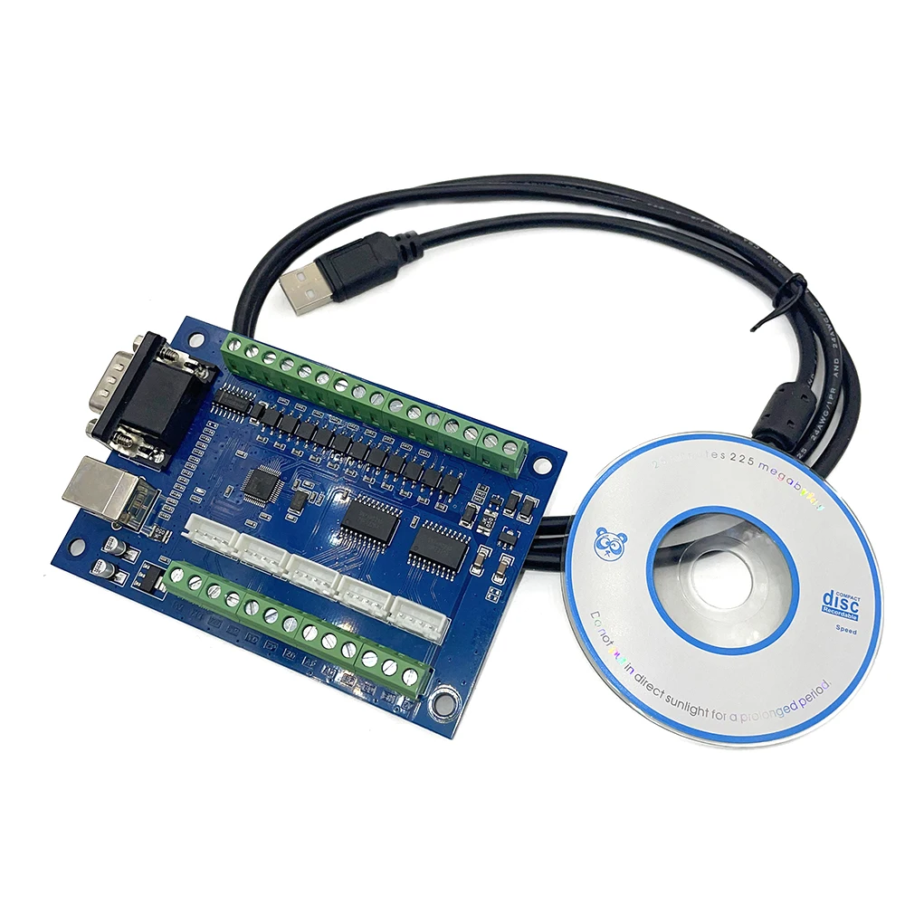 CNC Controller MACH3 system 4 axis / 5 axis USB 5 DB25 motion card 100Khz Driver Board for lathe milling machine