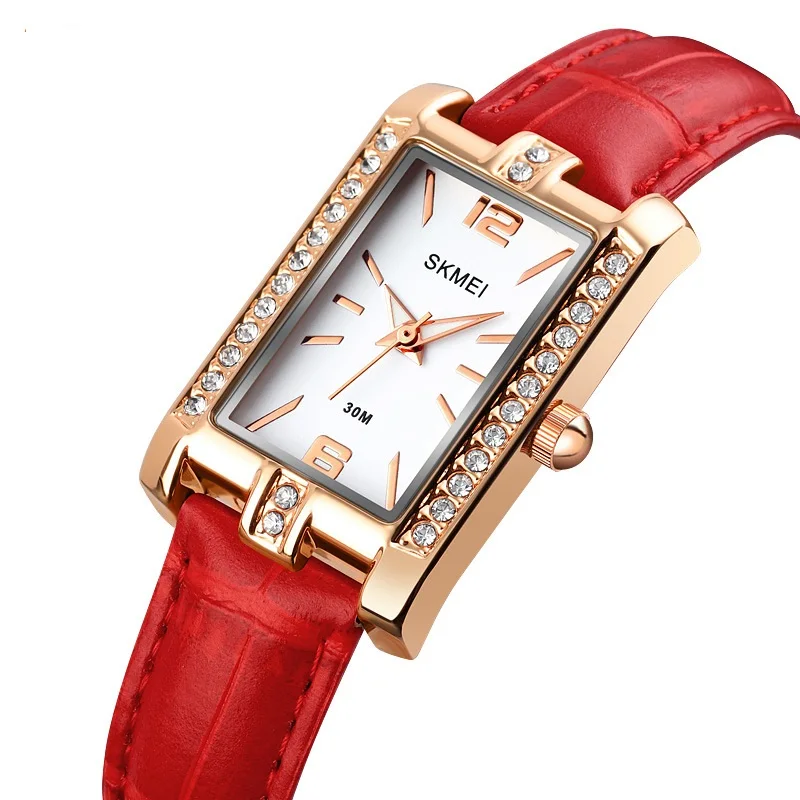 Fashion Small Dial Rhinestone Female Quartz Wristwatches Luxury Elegant Women Ladies Watch Girls Gift