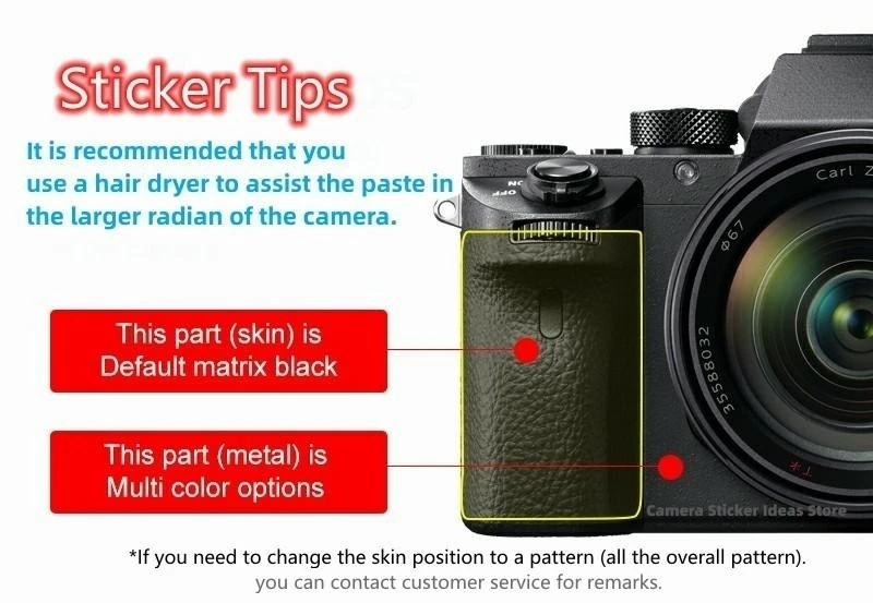 Description Picture 5 of itemGR3 GR3X Decal Skin Vinyl Wrap Film Camera Body Protective Sticker Protector Coat For Ricoh GRIII GRIIIX GR III X IIIX M3 M3X