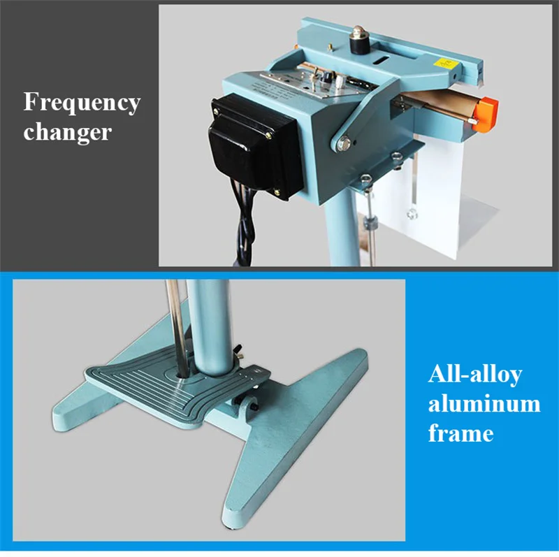Commercial Treadle Type Bag Sealing Machine 350mm 450mm Pedal Food Plastic Paper Bags Sealer Packing Tool Double Sided Heating 5