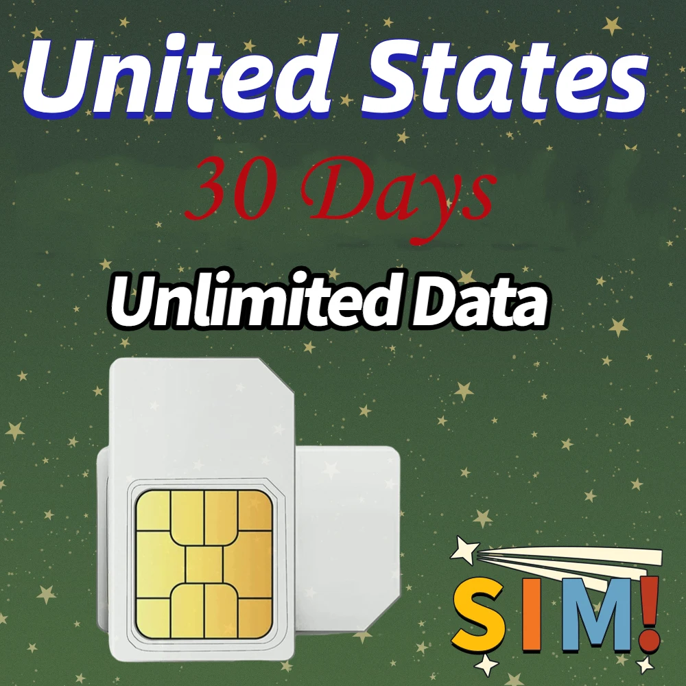 Data SIM Card For 30Days Mobile Phone Data Card 3 In 1 SIM Card 4G Wifi
