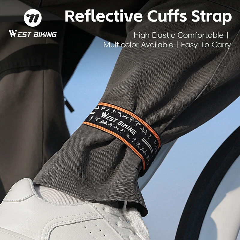웨스트 바이킹 사이클링 팬츠 레그 스트랩 조절 가능한 바지 레그 스트랩 고탄성..