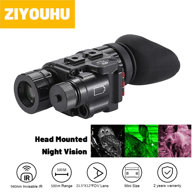 Gafas militares de visión nocturna con imagen HD de 2 Generación,  binoculares de visión nocturna IR tipo casco, Lentes opcionales  personalizadas - AliExpress