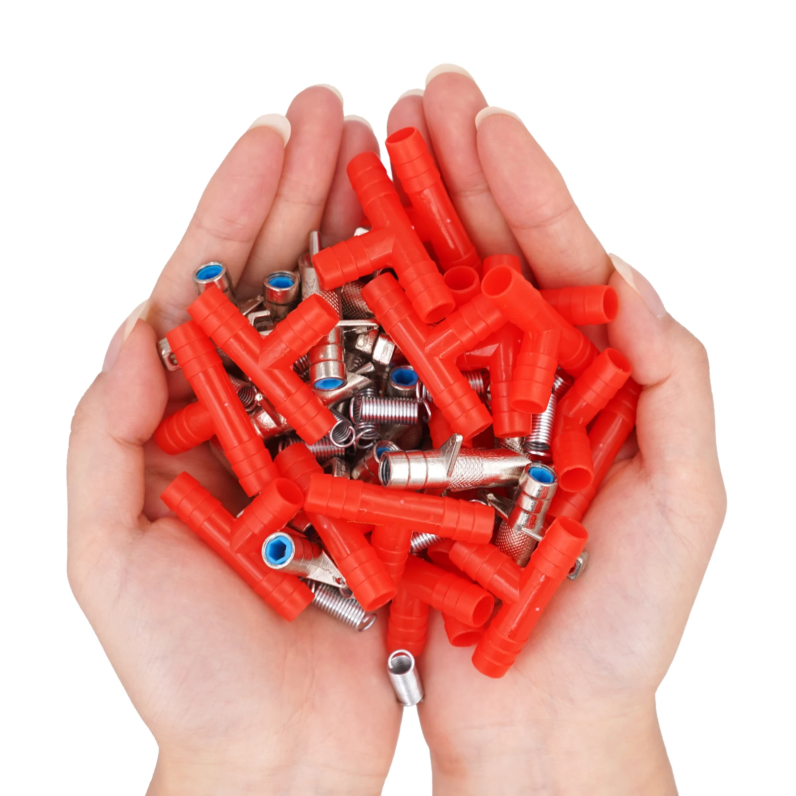 Kaninchen-Trinker 24-teilig - Automatische Nippeltränke Mit Doppelfeder