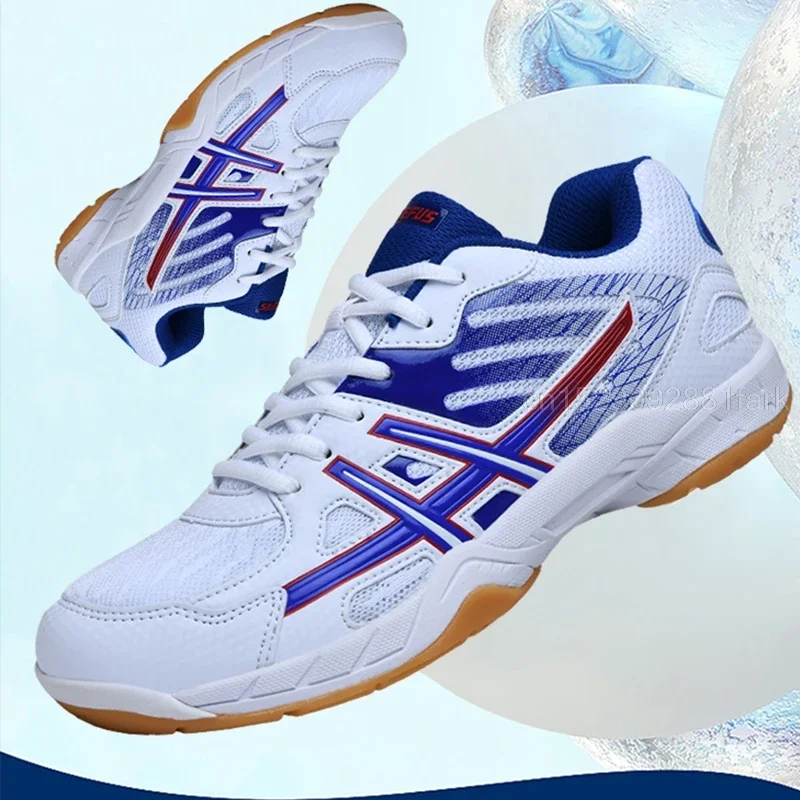 Professional Volleyball Shoes Men Women Breathable Badminton Sneakers Anti-Slip Training Sneaker Indoors Stability Tennis Shoes