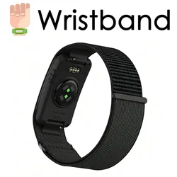 Breathable Nylon Sport Watch Strap in Adjustable Design - Garmin CIRQA (Black - 280mm)