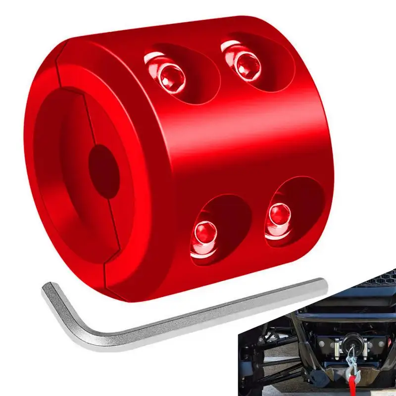 

Winch Cable Hook Stopper ATV Rubber Winch Stop Wire Protector Car Modification Gadgets Winch Supplies Protect Towing Hook &