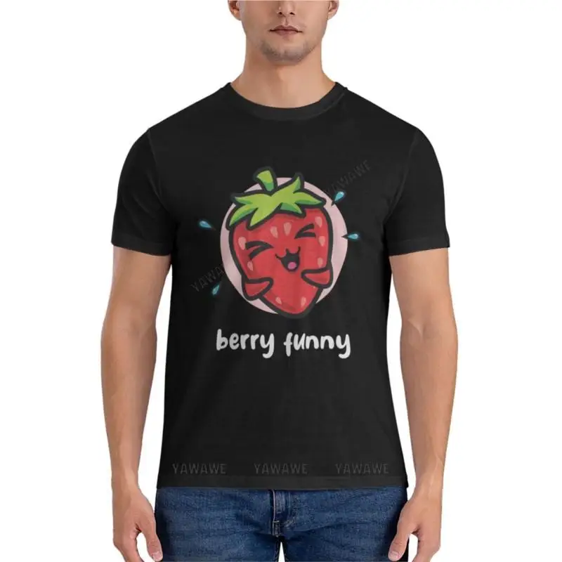 

Berry funny cute strawberry (on dark colors) Classic T-Shirt graphic t shirt mens white t shirts