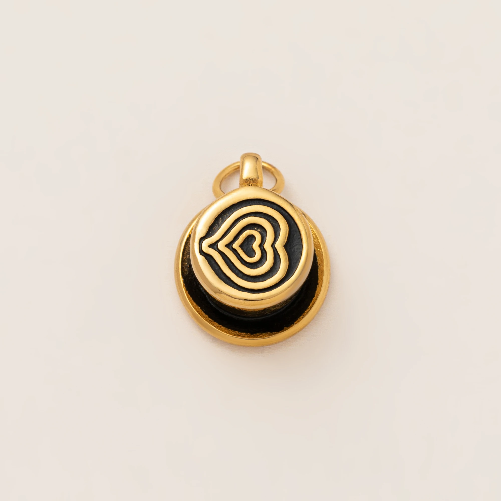 Minimalist Gourmet Style 18K Gold-Plated Pendant - Stainless Steel Jewelry Accessory