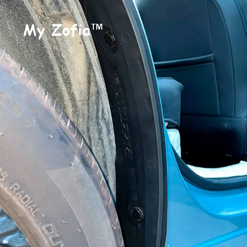 Geely Cityray 2024 2025 보이 쿨 휠 머드 가드 펜더 플레어 머드플랩 TPE 보호대 자동차 액세서리