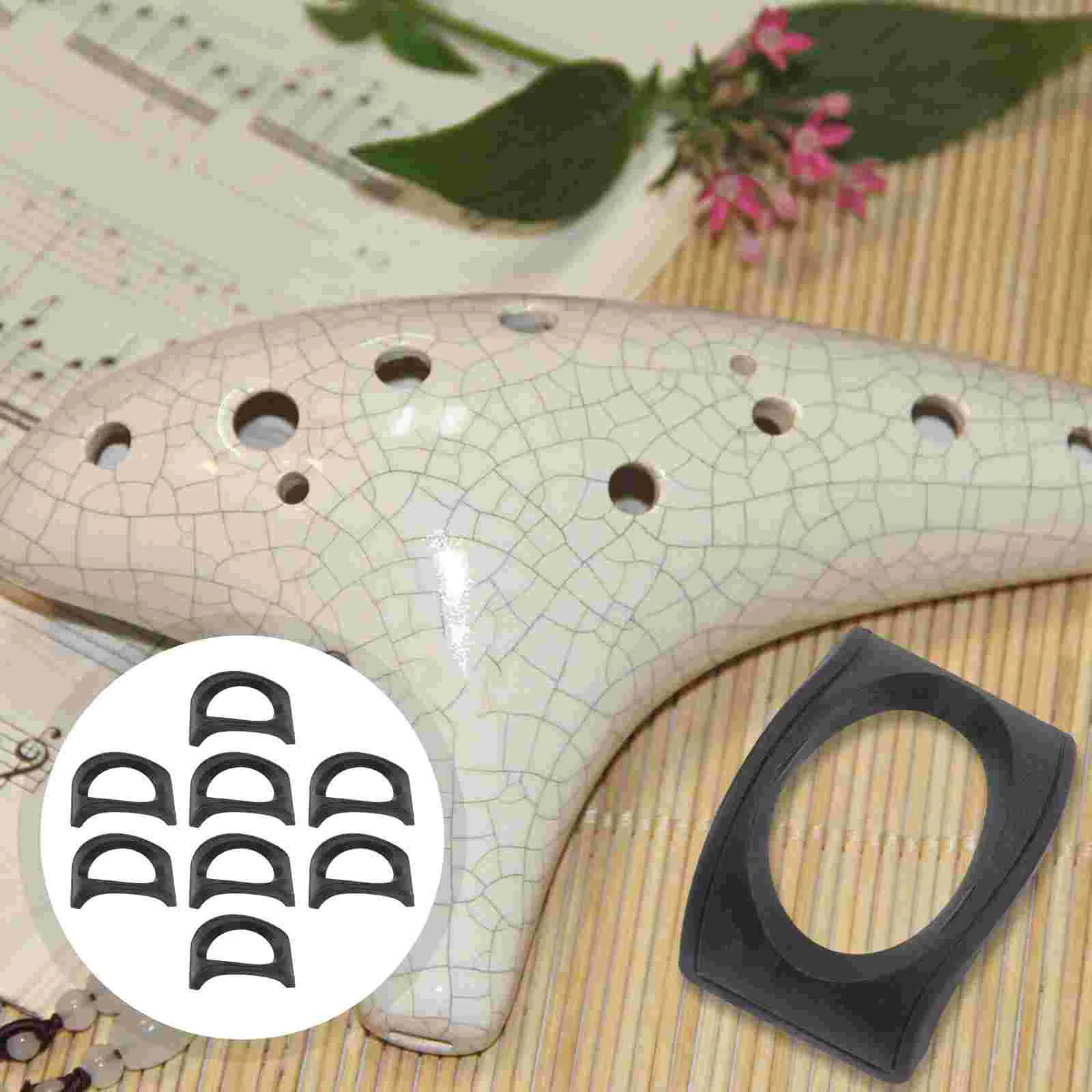 

8 Pcs Flute Accessories Ocarina Base Bracket Practical Stand Meter Durable Portable Holder Musical Instrument Part