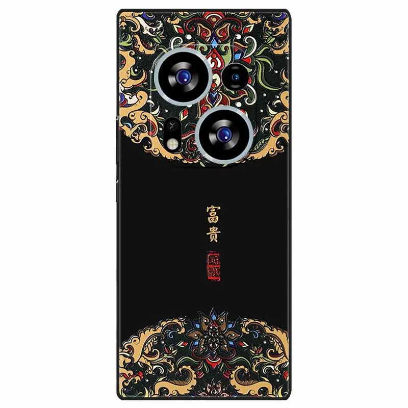 Charming 3D Relief Soft TPU Silicone Phone Case for Tecno Phantom X2 Series