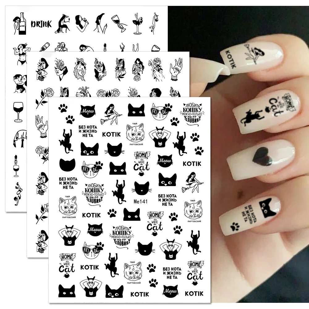 Designer Nail Art Sticker - Mickey LV