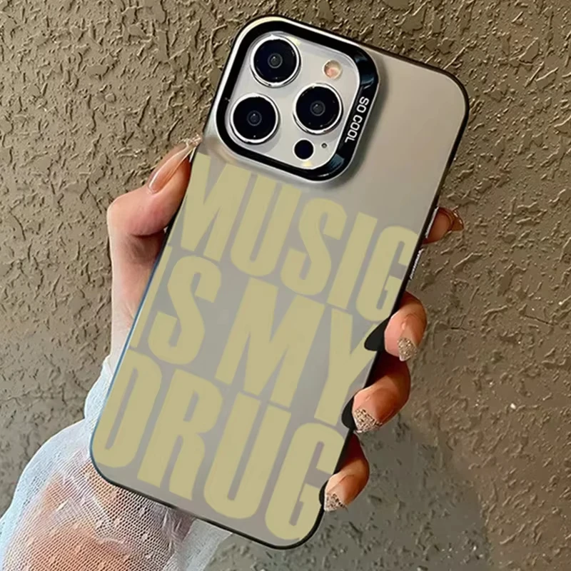 Trendy Creative Love Music English Phone Cover