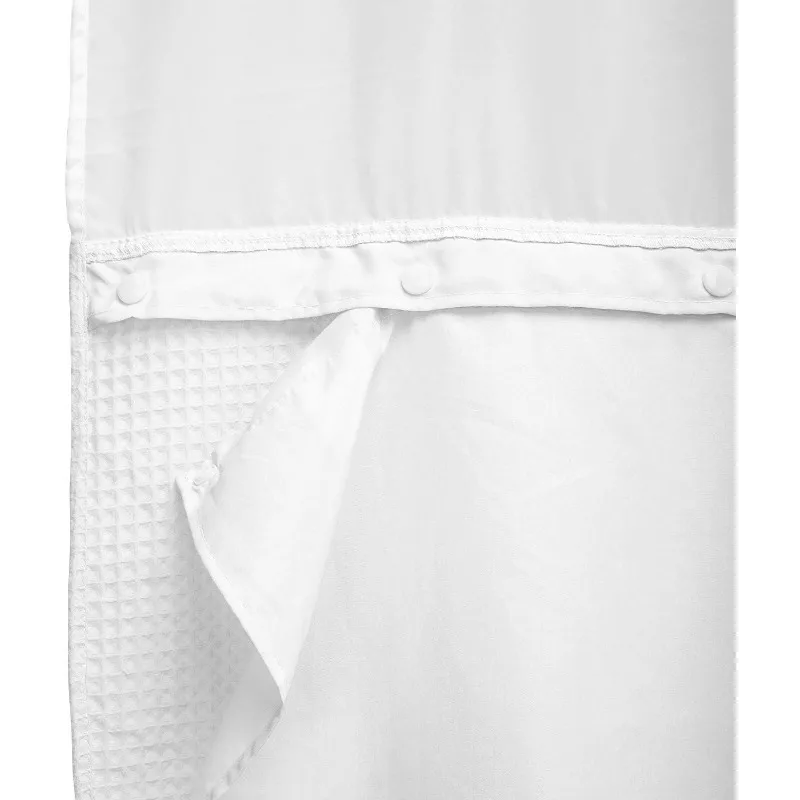 Hotel Style Removable Fabric Shower Curtain Liner