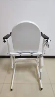 Bathroom Toilet Mobile Portable Commode Chair Commode Potty Toilet Seat 2