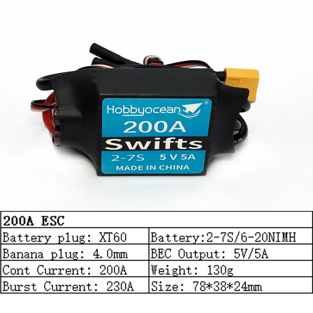 for Hobbywing for Skywalker 12A 20A 30A 40A 50A 60A 80A ESC Regolatore