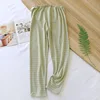 Maternity Sleep Pants Pregnancy Clothing Pregnant Pants New Adjustable Loose Straight Sleep Wear Pregnancy Home Lounge 4