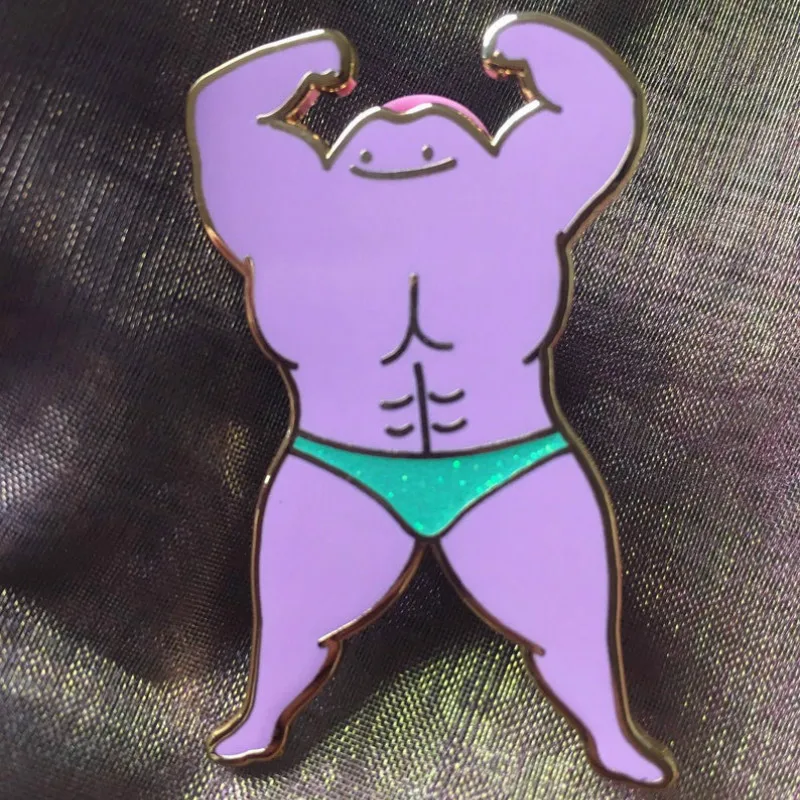 Blursed Ditto Pokemon Pin
