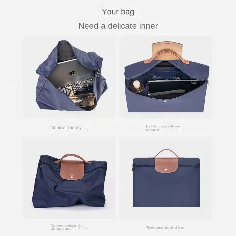 

Подходит для Longxiang, компьютерный портфель с подкладкой для хранения и сортировки товара, и раздельная внутренняя сумка средней длины